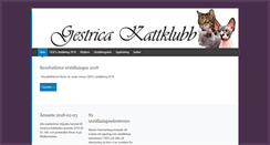Desktop Screenshot of gestricakattklubb.se